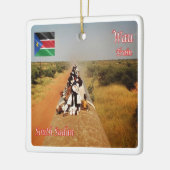 S006 WAU, Südsudan, Afrika, Keramikornament (Links)