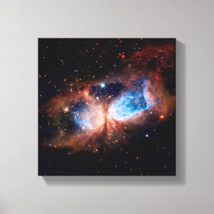 S106 Sternentstehungsregion - NASA Hubble-Weltraum Leinwanddruck