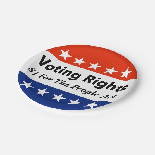 S1-Volksgesetz Pappteller (Schrägansicht)