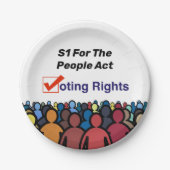 S1-Volksgesetz Pappteller (Vorderseite)