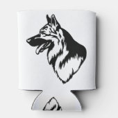 s27 German Shepherd Head Dosenkühler (Rückseite)