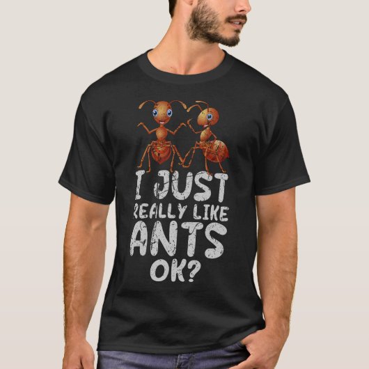 S2 Ant Behaltend Ants Myrmecology Myrmecologist (4 T-Shirt (Vorderseite)