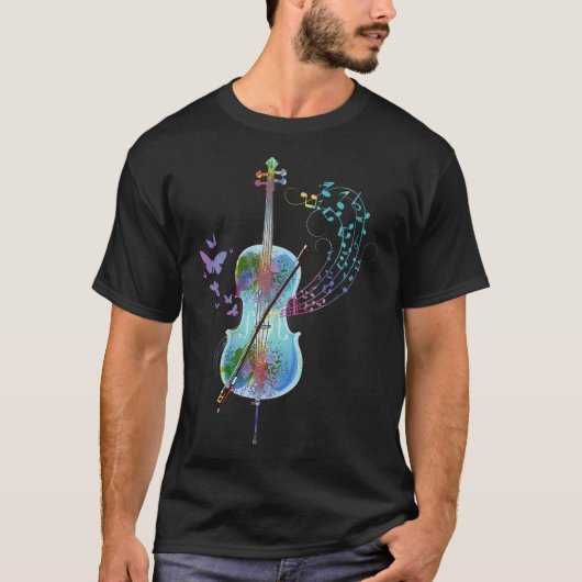S2 Cello Cellist Cellin (155) T-Shirt (Vorderseite)