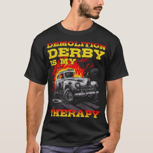 S2 Demolition Derby Smashing Cars (83) T-Shirt (Vorderseite)