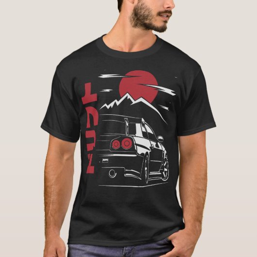 S2 Driften Drift Car (7) T-Shirt (Vorderseite)