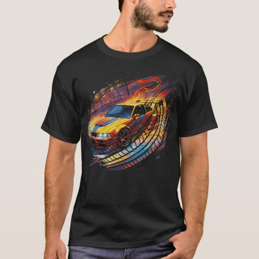 S2 Drifting Drift Car (200) T-Shirt (Vorderseite)