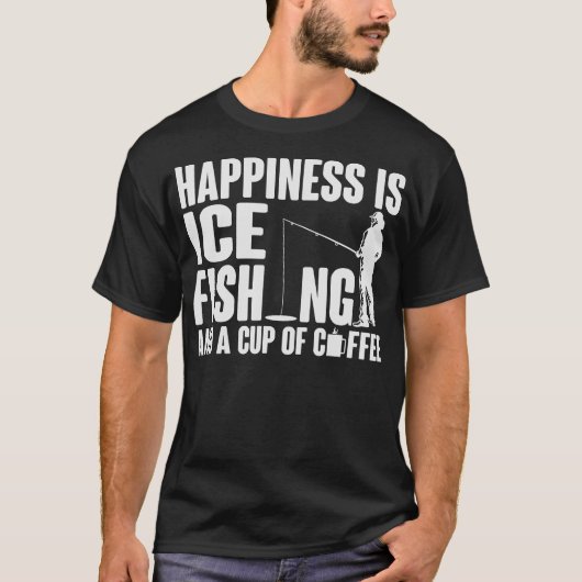 S2 Eisangeln Eisfischer (20) T-Shirt (Vorderseite)