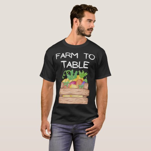 S2-Farm an den Tisch ernähren sich von lokalem lan T-Shirt (Vorne ganz)