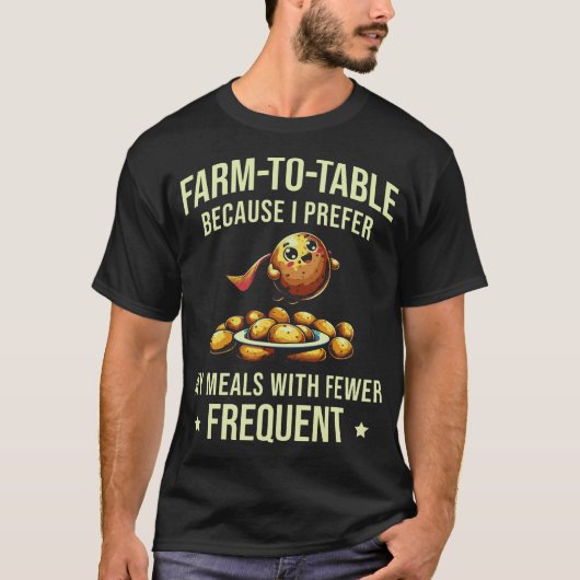 S2-Farm an den Tisch ernähren sich von lokalem lan T-Shirt (Vorderseite)