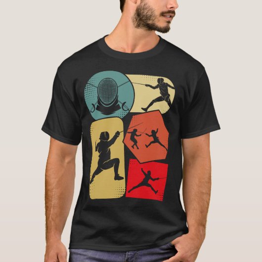 S2 Fencing Fencer (121) T-Shirt (Vorderseite)