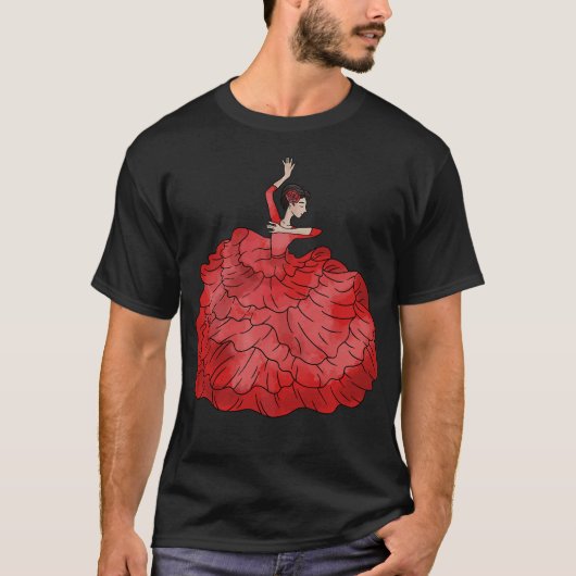 S2 Flamenco (9) T-Shirt (Vorderseite)