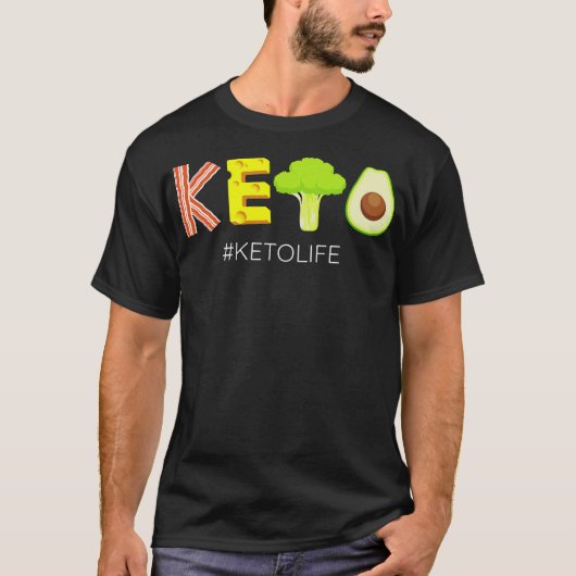S2 Keto Diät Ketogenische Ketone Ketone Ketosis (8 T-Shirt (Vorderseite)