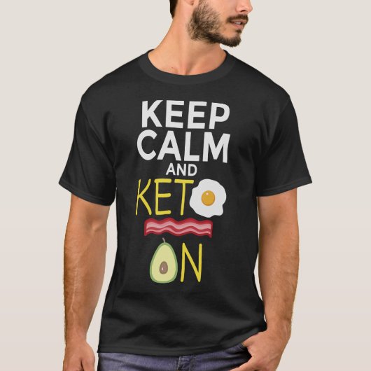 S2 Keto Diät Ketogenische Ketone Ketone Ketosis (8 T-Shirt (Vorderseite)