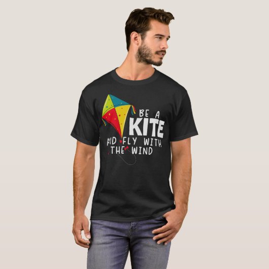 S2 Kite Flying Fly Kites (136) T-Shirt (Vorne ganz)