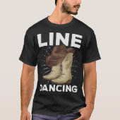 S2 Line Dancing Line Dance Line Dancer (100) T-Shirt (Vorderseite)
