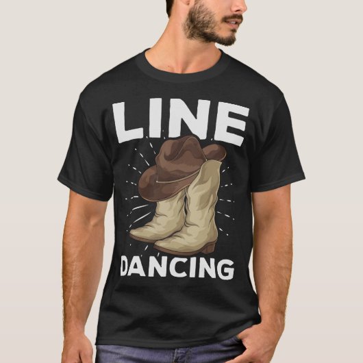 S2 Line Dancing Line Dance Line Dancer (100) T-Shirt (Vorderseite)