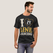 S2 Line Dancing Line Dance Line Dancer (107) T-Shirt (Vorne ganz)