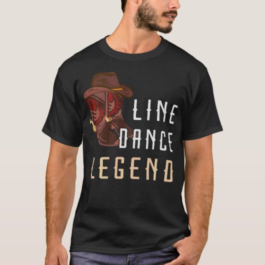 S2 Line Dancing Line Dance Line Dancer (112) T-Shirt (Vorderseite)