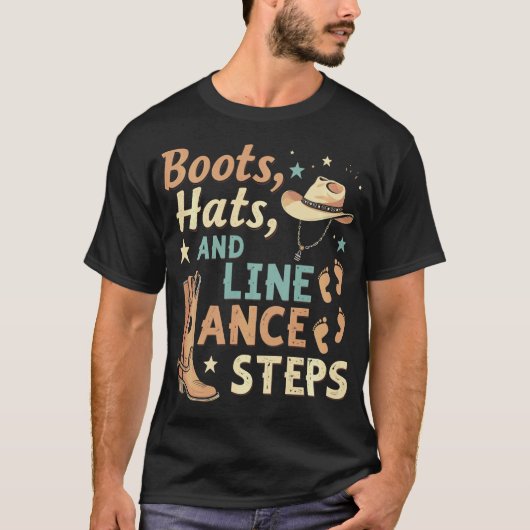 S2 Line Dancing Line Dance Line Dancer (116) T-Shirt (Vorderseite)