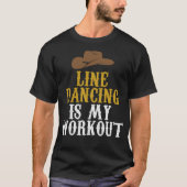 S2 Line Dancing Line Dance Line Dancer (128) T-Shirt (Vorderseite)