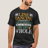 S2 Line Dancing Line Dance Line Dancer (29) T-Shirt (Vorderseite)