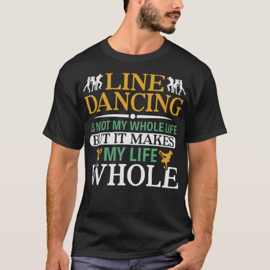 S2 Line Dancing Line Dance Line Dancer (29) T-Shirt (Vorderseite)