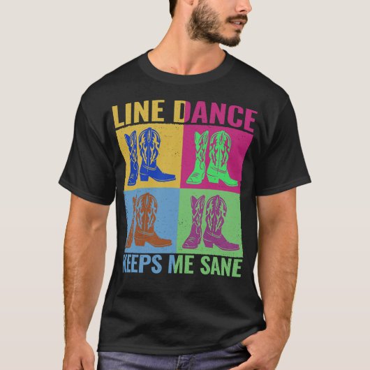 S2 Line Dancing Line Dance Line Dancer (33) T-Shirt (Vorderseite)