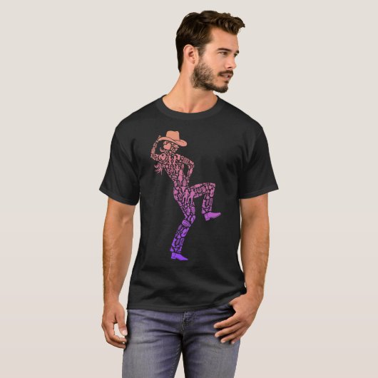 S2 Line Dancing Line Dance Line Dancer (37) T-Shirt (Vorne ganz)