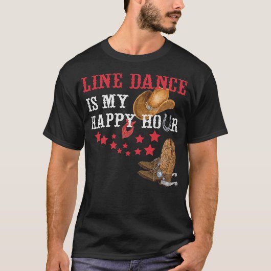 S2 Line Dancing Line Dance Line Dancer (56) T-Shirt (Vorderseite)