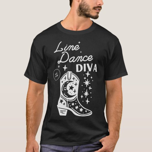 S2 Line Dancing Line Dance Line Dancer (70) T-Shirt (Vorderseite)