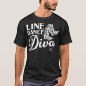 S2 Line Dancing Line Dance Line Dancer (71) T-Shirt (Vorderseite)