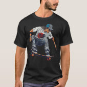 S2 Longboarding Longboard Longboarder (113) T-Shirt (Vorderseite)