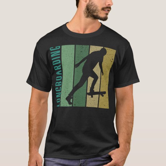 S2 Longboarding Longboard Longboarder (143) T-Shirt (Vorderseite)