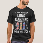 S2 Longboarding Longboard Longboarder (20) T-Shirt (Vorderseite)