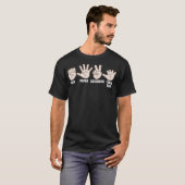 S2 Schere Stein Papier (10) T-Shirt (Vorne ganz)