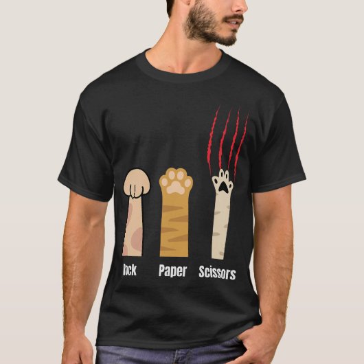 S2 Schere Stein Papier (22) T-Shirt (Vorderseite)