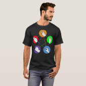 S2 Schere Stein Papier (26) T-Shirt (Vorne ganz)