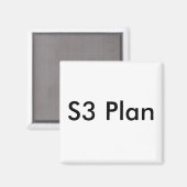 S3-Plan Magnet (Vorderseite/Rückseite)
