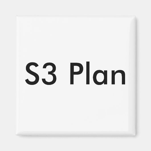 S3-Plan Magnet (Vorne)