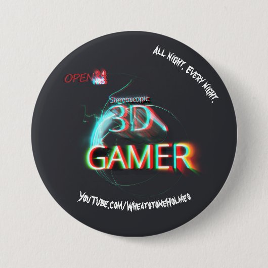 S3D Gamer Button (Vorderseite)