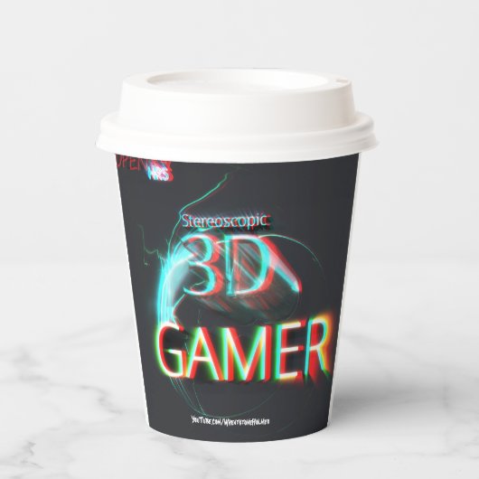 S3D Gamer "Metal Edition" Pappbecher (Vorderseite)