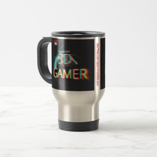 S3D Gamer "Metal Edition" Reisebecher (Vorderseite Links)