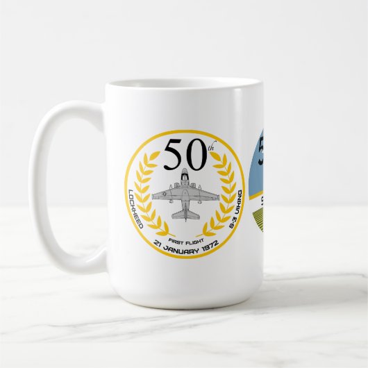 S-3-VIKING ERSTER FLUG 50. KAFFEETASSE (Links)