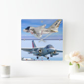 S-3-VIKING QUADRATISCHE WANDUHR (Zuhause)