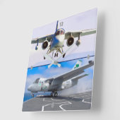 S-3-VIKING QUADRATISCHE WANDUHR (Winkel)