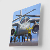 S-3-VIKING QUADRATISCHE WANDUHR (Winkel)