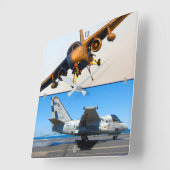 S-3-VIKING QUADRATISCHE WANDUHR (Winkel)