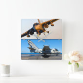 S-3-VIKING QUADRATISCHE WANDUHR (Zuhause)