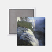 S.A., Brasilien, Iguassu Falls with rainbow Magnet (Vorderseite/Rückseite)