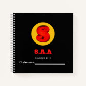S.A.-Notebooks Notizblock (Vorderseite)